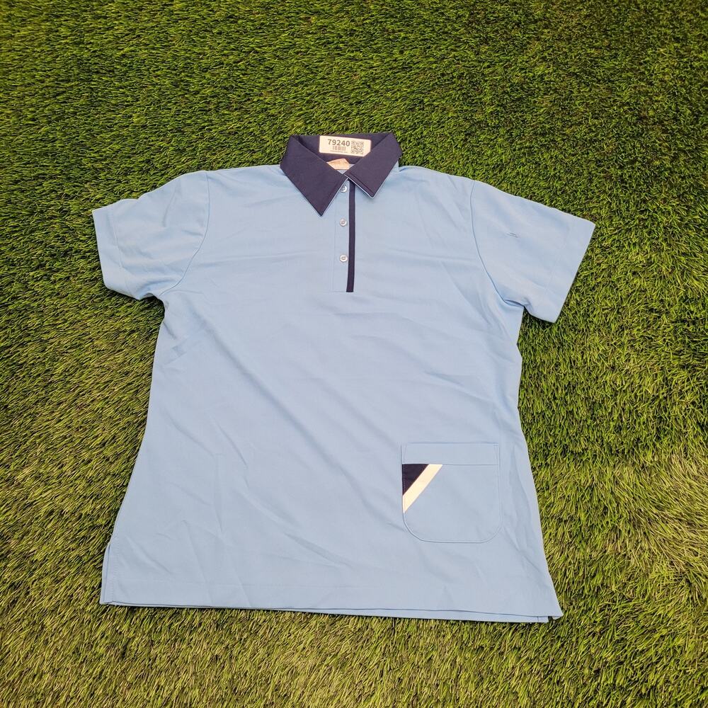 Vintage 60s King-Louie Polo Shirt Womens M/L 20x25 Bowling